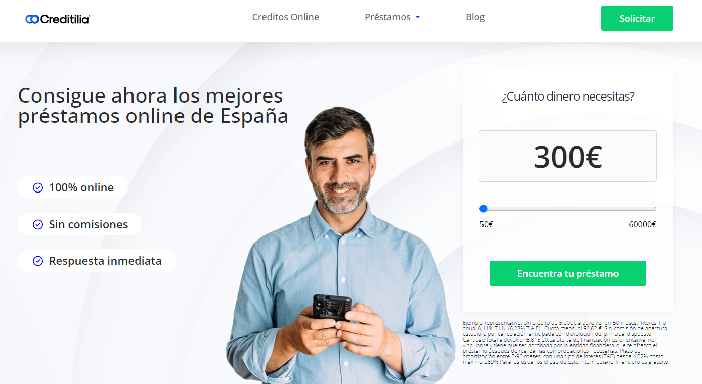 Creditilia prestamos España