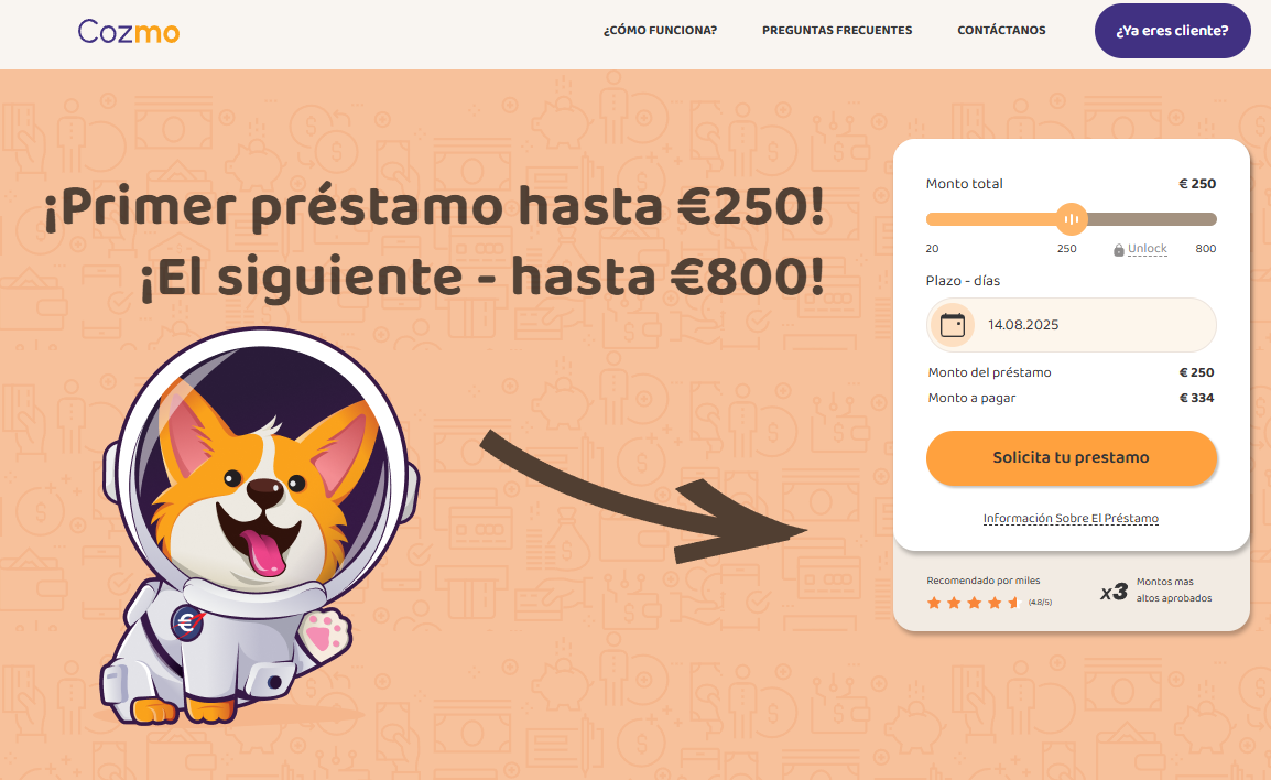 cozmo prestamos online